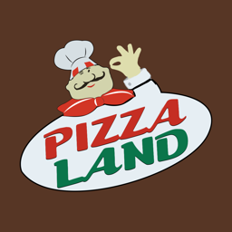 Pizza Land Blackpool logo.
